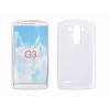 LG Optimus G3 D855, Szilikon tok, S-Case, fehér