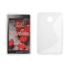 LG Optimus L3 2 E430, Szilikon tok, S-Case, átlátszó