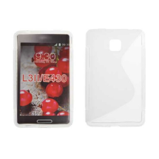 LG Optimus L3 2 E430, Szilikon tok, S-Case, átlátszó tok és táska
