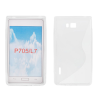 LG Optimus L7 P700 S, Szilikon tok, S-Case, átlátszó