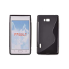 LG Optimus L7 P700, Szilikon tok, S-Case, fekete