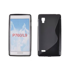 LG Optimus L9 P760, Szilikon tok, S-Case, fekete tok és táska