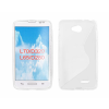LG Swift L70 D320/L65, Szilikon tok, S-Case, átlátszó