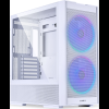Lian Li Lancool 206 számítógépház - edzett üveg, 2db 16cm-es PWM ARGB ventilátor, fehér (LANCOOL 206RW)