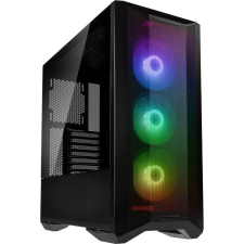 Lian Li lancool ii mesh c rgb üveg ablakos fekete számítógépház számítógép ház