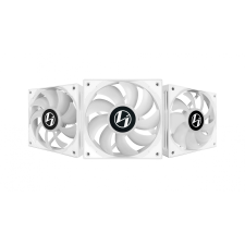 Lian Li ST120 120mm PWM Rendszerhűtő (3db/csomag+vezérlő) - Fehér hűtés