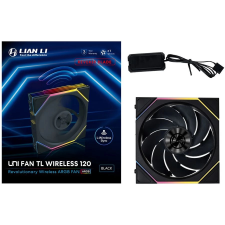 Lian Li UNI FAN TL Wireless 120mm fordított légáramlás fekete hűtés