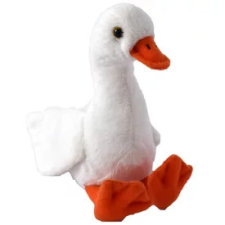 Liba plüssfigura - fehér, 15 cm plüssfigura