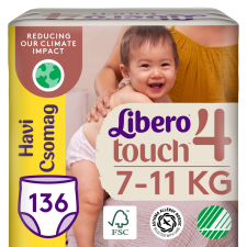 Libero Touch havi Pelenkacsomag 7-11kg Maxi 4 (136db) pelenka