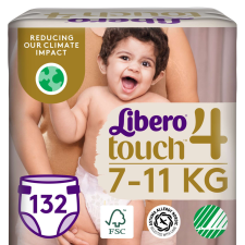 Libero Touch Jumbo havi Pelenkacsomag 7-11kg Maxi 4 (132db) pelenka