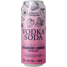 Liberty Strawberry Lemonade Vodka Soda 0,33l 4,9% 1/24 vodka