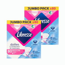Libresse Dailies Fresh &amp; Protect Regular tisztasági betét (2x80 db) intim higiénia
