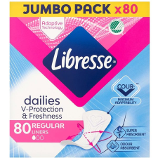Libresse Dailies Fresh & Protect Regular 80 db intim higiénia