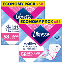 Libresse Dailies Fresh Regular tisztasági betét 2x58db intim higiénia