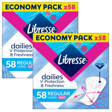Libresse Dailies Regular Deo illatosított Tisztasági betét 2x58db intim higiénia
