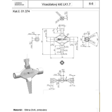 LIDOKOV - Multifunkciós kulcs LK1.7 barkácsolás, csiszolás, rögzítés