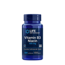 Life Extension B3-vitamin (Niacin) 500 mg (100 Veg Kapszula) vitamin és táplálékkiegészítő