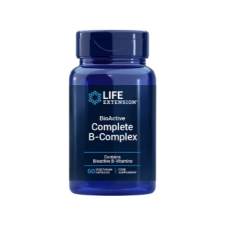 Life Extension BioActive Complete, B-komplex, 60 növényi kapszula vitamin és táplálékkiegészítő
