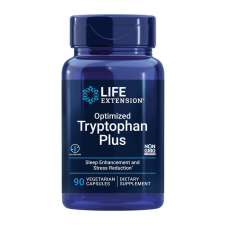Life Extension Élethosszabbító optimalizált triptofán plusz, 90 növényi kapszula Étrend-kiegészítő vitamin és táplálékkiegészítő