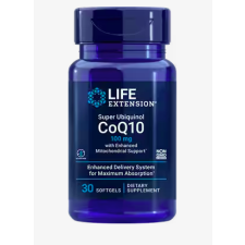 Life Extension Élethosszabbító Super Ubiquinol CoQ10 fokozott mitokondriális támogatással, Q10 koenzim, 100 mg, 30 kapszula  A szív, a látszólagos mitokondriumok és… vitamin és táplálékkiegészítő