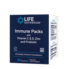 Life Extension Immune Packs with Vitamin C &amp; D, Zinc and Probiotic (30 Csomag) vitamin és táplálékkiegészítő
