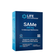 Life Extension SAMe 200 mg (S-Adenosyl-Methionine) (30 Tabletta) gyógyhatású készítmény