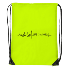  Life is a bike - Sport táska Sárga egyedi ajándék