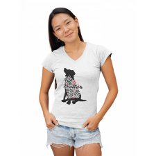  Life is better with a dog (2féle) - Női V Nyakú Póló női póló