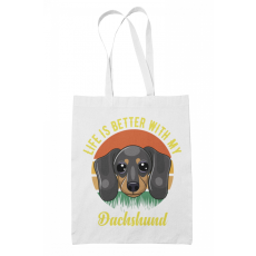  Life is better with my Dachsund - Vászontáska