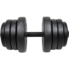 LifeFit Egykezes súlyzó 23 kg, vinil-cement, 30 mm-es rúd/8 × tárcsa súlyzórúd