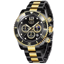 LIGE Invictus fekete karóra