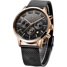 LIGE Skyfall fekete karóra