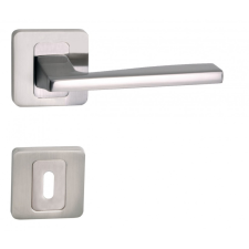 Light Eco Négyzetrozettás Szatén Króm Felület WC zár és alkatrészei