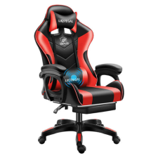  Likeregal 920 masszázs gamer szék lábtartóval piros - holm1009M forgószék