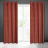  Lili bársony sötétítő függöny Burgundi vörös 140x250 cm