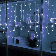 Lili Dekorációs LED fényfüggöny, 200 LED, hideg fehér - 6 méter karácsonyfa izzósor