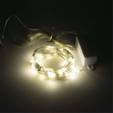 Lili Meleg fehér, vezetékes LED Fényfüzér 100db izzóval 12,6m karácsonyfa izzósor
