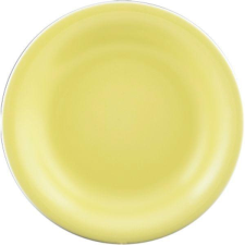 Lilien Mélytányér, 22 cm, Daisy Lilien, sárga tányér és evőeszköz