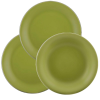 Lilien Tányérkészlet, 18 részes, Lilien Daisy, zöld
