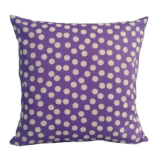  LILLA Lila Fehér Pöttyös díszpárnahuzat 40x40 cm lakástextília