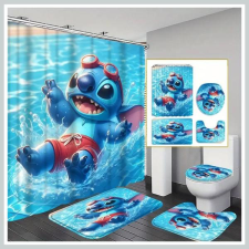 Lilo Blue fürdőszobai szett – zuhanyfüggöny és kiegészítők UU1178284 lakástextília