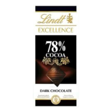 Lindt Csokoládé LINDT Excellence 78% Cocoa étcsokoládé 100g csokoládé és édesség