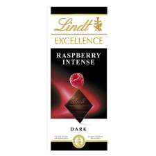 Lindt Csokoládé LINDT Excellence Raspberry málnás étcsokoládé 100g csokoládé és édesség