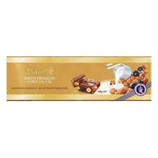 Lindt Csokoládé LINDT Gold Traube-nuss mogyorós-mazsolás tejcsokoládé 300g csokoládé és édesség
