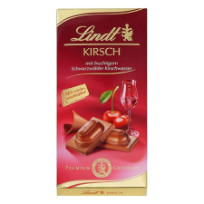 Lindt Csokoládé LINDT Kirsch Tablet 100g csokoládé és édesség