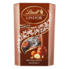 Lindt Csokoládé LINDT Lindor Hazelnut mogyorós tejcsokoládé golyók díszdobozban 200g
