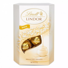 Lindt Csokoládé lindt lindor white fehércsokoládé golyók díszdobozban 200g csokoládé és édesség