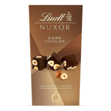 Lindt Csokoládé LINDT Nuxor mogyorós étcsokoládé praliné 165g csokoládé és édesség