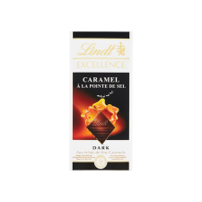 Lindt Excellence Caramel tengeri sós étcsokoládé - 100g csokoládé és édesség