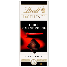 Lindt excellence chilli noir 100g csokoládé és édesség